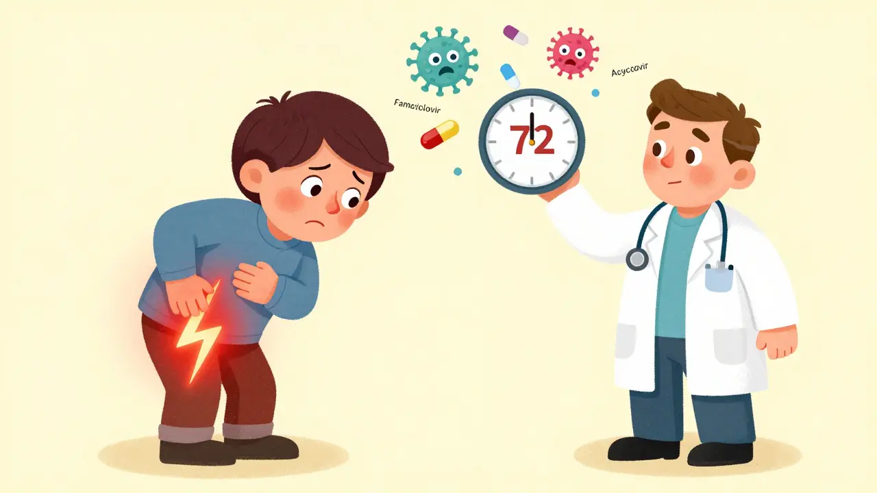 Shingles: Antiviral Treatment and Pain Management