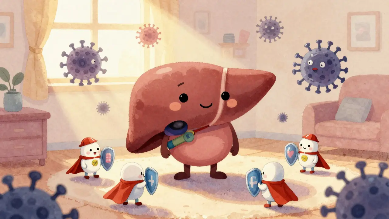 Chronic Hepatitis C: How Curative Antivirals Protect the Liver